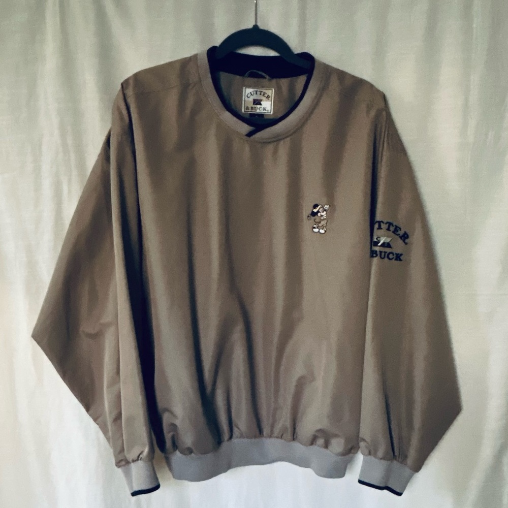 Cutter & Buck Disney Mickey Mouse Men’s Tan Pullover Sweatshirt